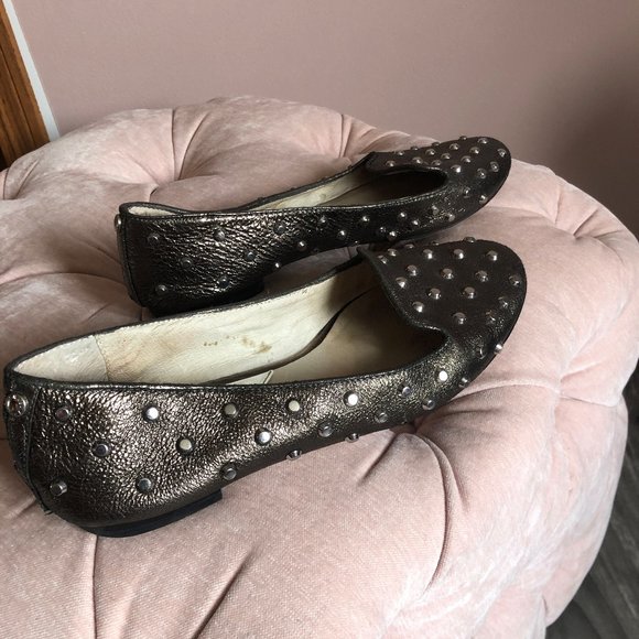 Michael Kors Ailee Studded Leather Loafers shoes - Picture 6 of 7